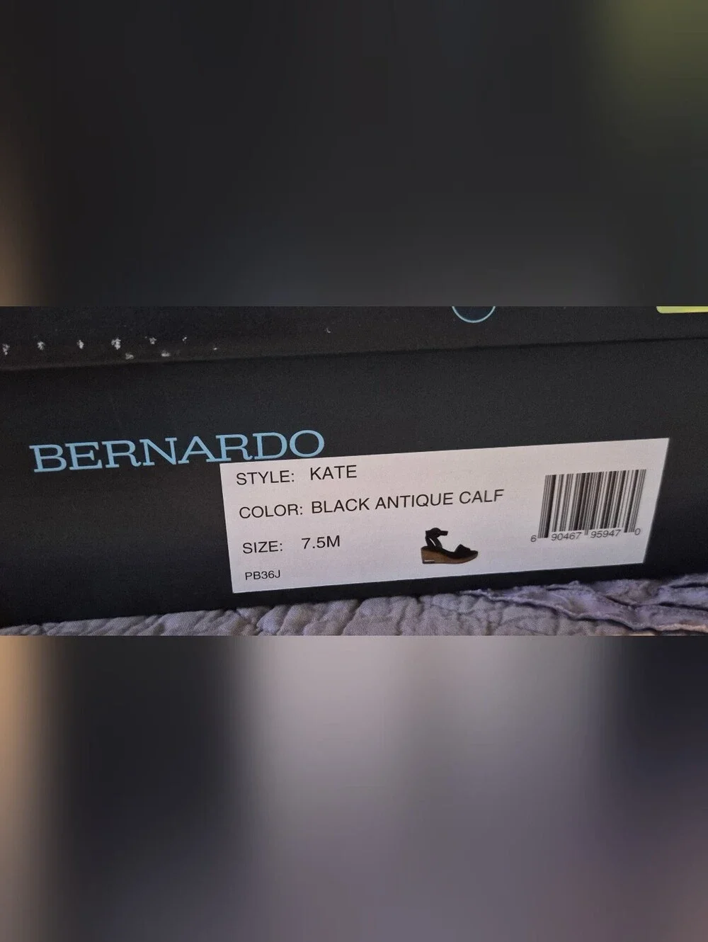2 Pairs Black & Beige Platform Ankle-Strap Sandals, Wood Platform by Bernardo